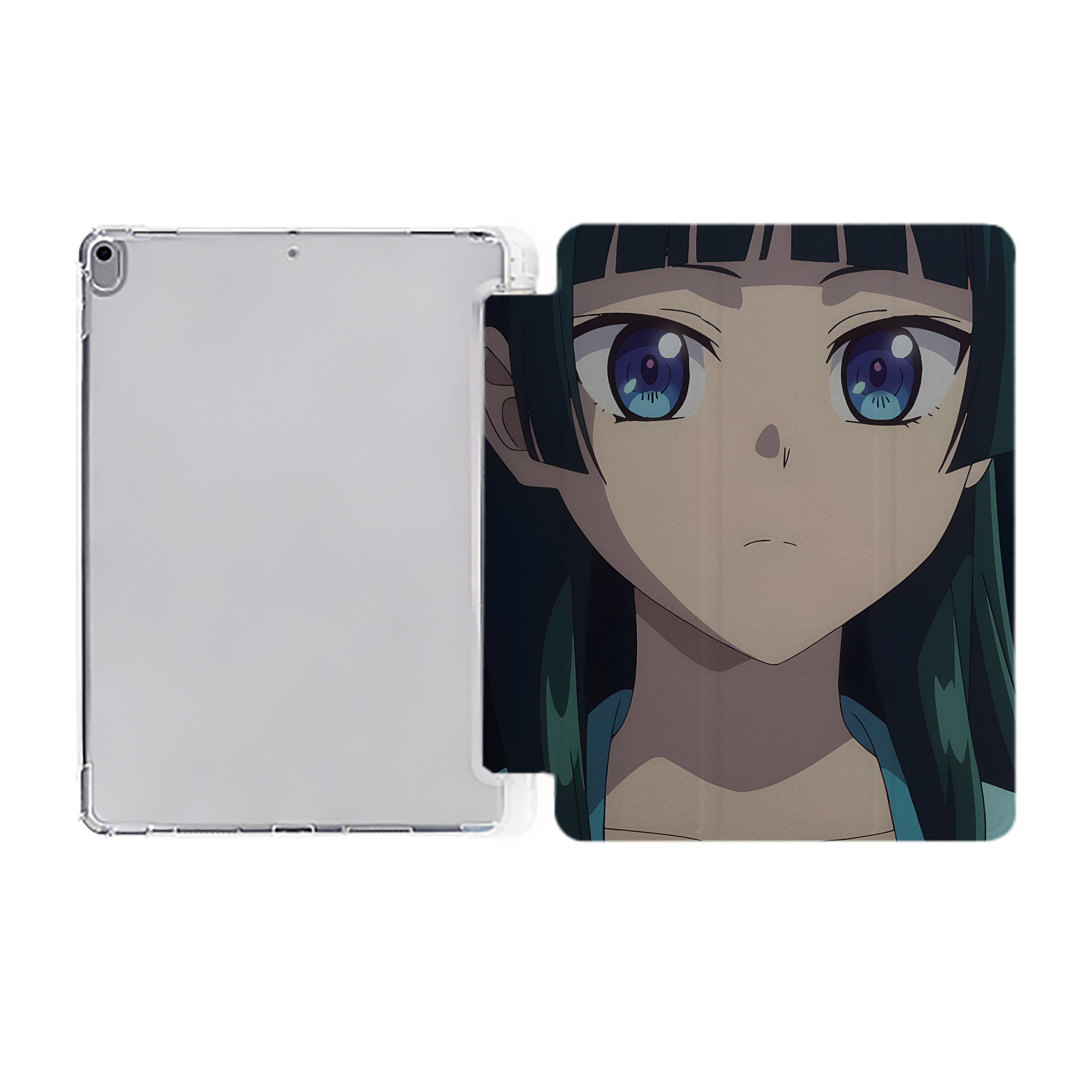 （画像用） 薬屋のひとりごと The Apothecary Diaries IPad ケース ペン収納付き 三つ折りスタンド PUレザー×シリコン 対応機種9.5/10.5/10.9インチ